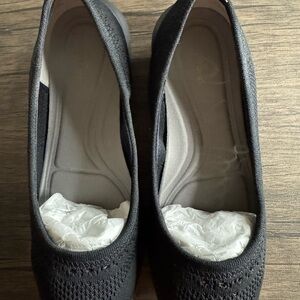 Cole Haan Black Knit Zerogrand Flats